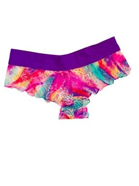 Victoria Secret PINK Purple Rainbow Cheeky Hipster Panty